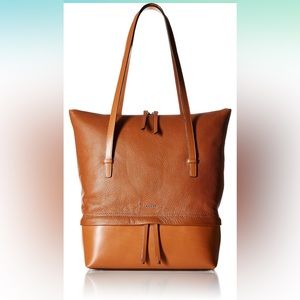 Lodis Kate Barbara Commuter Tote - Brown Leather